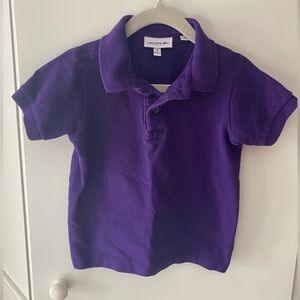 Lacoste Kids Deep Purple Polo Shirt